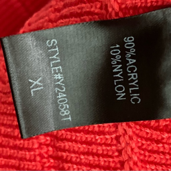 Pomander Place Adi Knit Bell Sleeve Dress-Women’s XL-NEW-Red-Spring-Summer-NWT - Picture 9 of 13